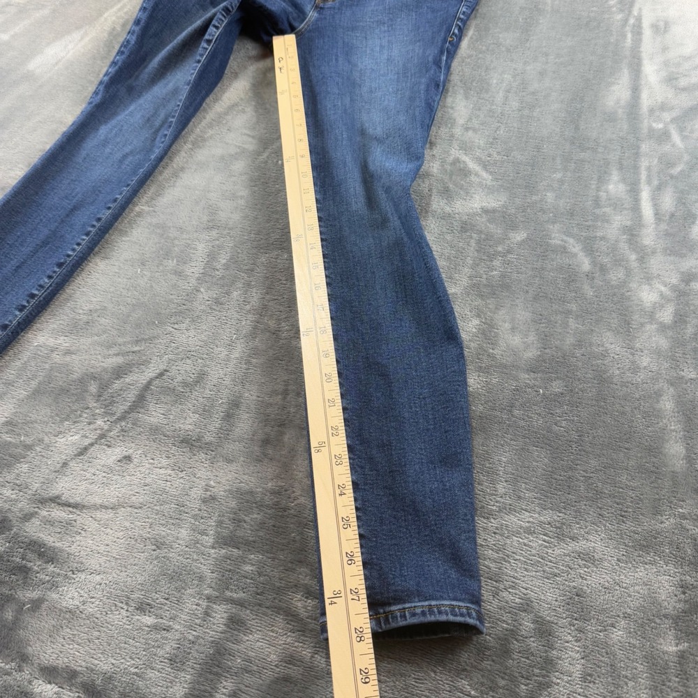 Good American Good Legs Skinny Jeans Blue Medium Wash 8/29 GLDV873T High Rise - Picture 5 of 9